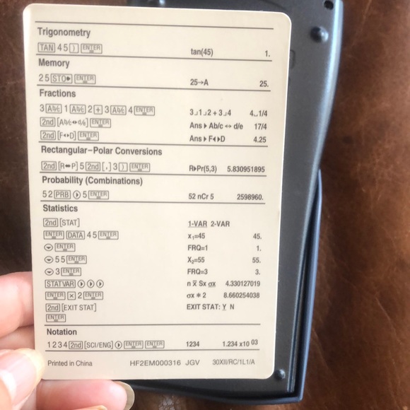 Texas Instruments TI-30X IIS Calculator - Picture 5 of 8